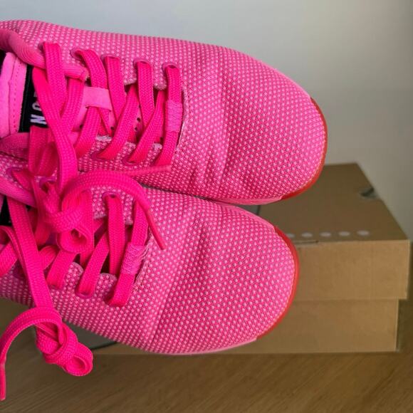 NOBULL Women's Outwork in Neon Pink Training Sneakers  - Men 4.5- W 6 - Picture 6 of 15